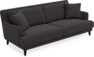 Macy Lux - 3-sits soffa - Svart