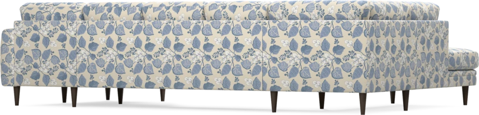 Eden - 3-sits soffa med divan vänster och schäslong höger - Flerfärgad