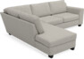Friday - 2,5-sits soffa med divan vänster - Beige