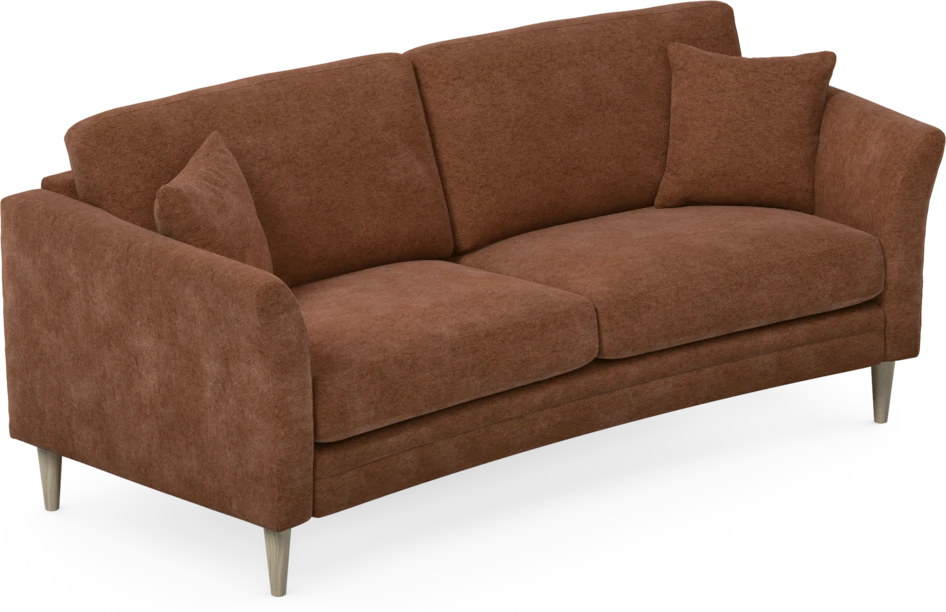 Eden - 2,5-sits soffa svängd - Orange