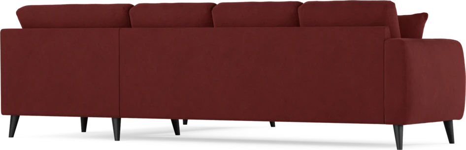 Eden - Hörnsoffa, 3+2-sits - Röd