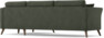 Eden - 2,5-sits soffa med schäslong - Grön