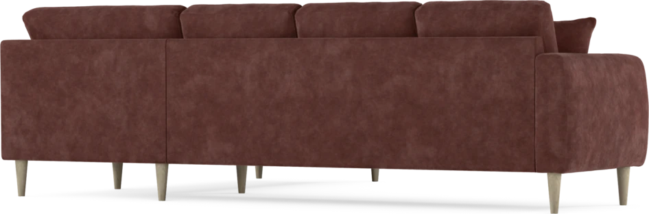 Eden - Hörnsoffa, 3+2-sits - Röd