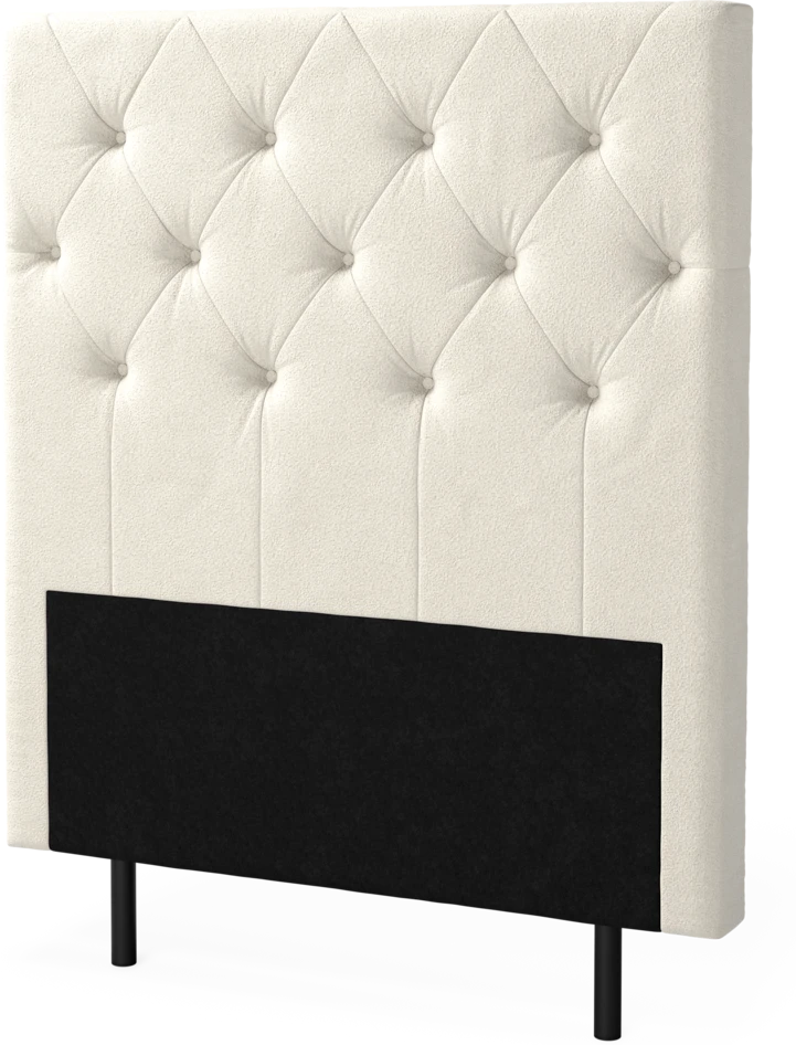 New York pikerad - Sänggavel, 90-210 cm - Beige