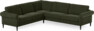 Bridge - Hörnsoffa, 2+3-sits - Grön