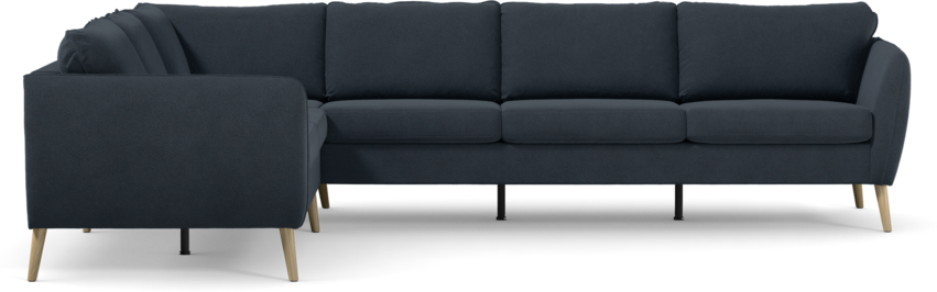County - Hörnsoffa, 2+3-sits - Blå
