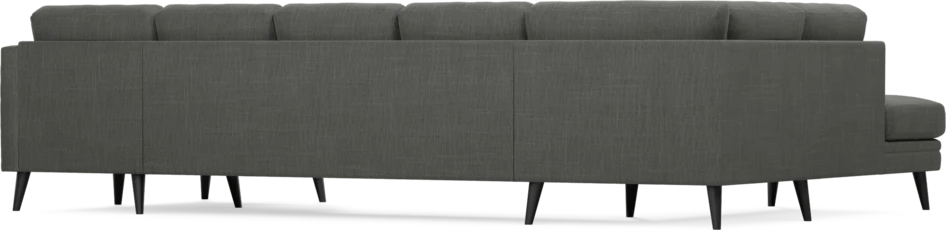 Eden - 3-sits soffa med divan vänster och schäslong höger - Grå