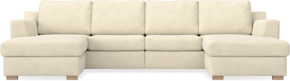 Friday - 2-sits soffa med två schäslonger - Beige