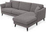 Eden - 2,5-sits soffa med schäslong - Grå