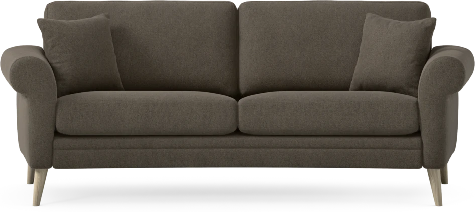 Eden - 2,5-sits soffa svängd - Brun