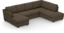 Friday - 3-sits soffa med schäslong vänster och divan höger - Brun