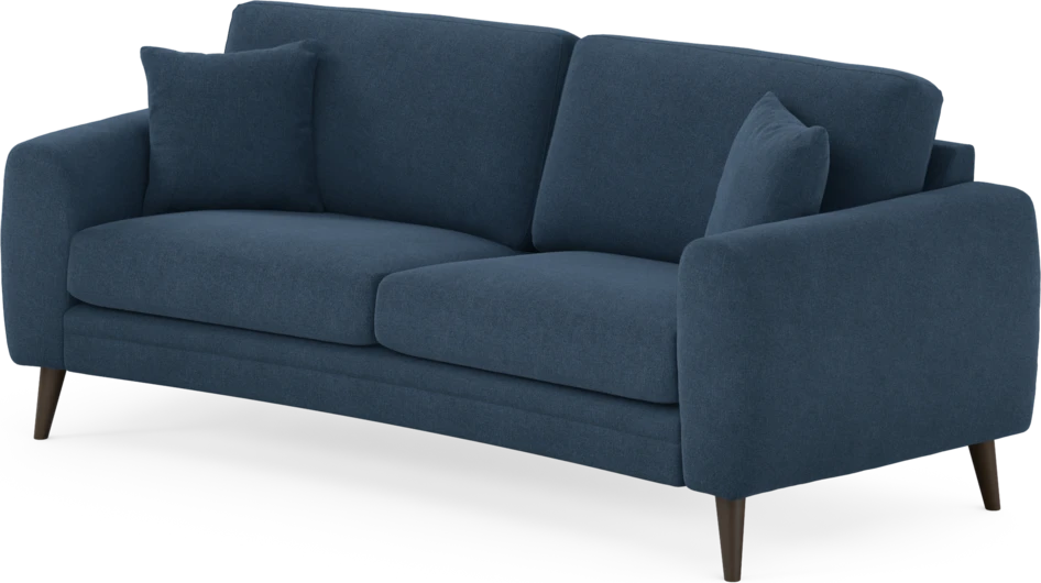Eden - 2,5-sits soffa svängd - Blå