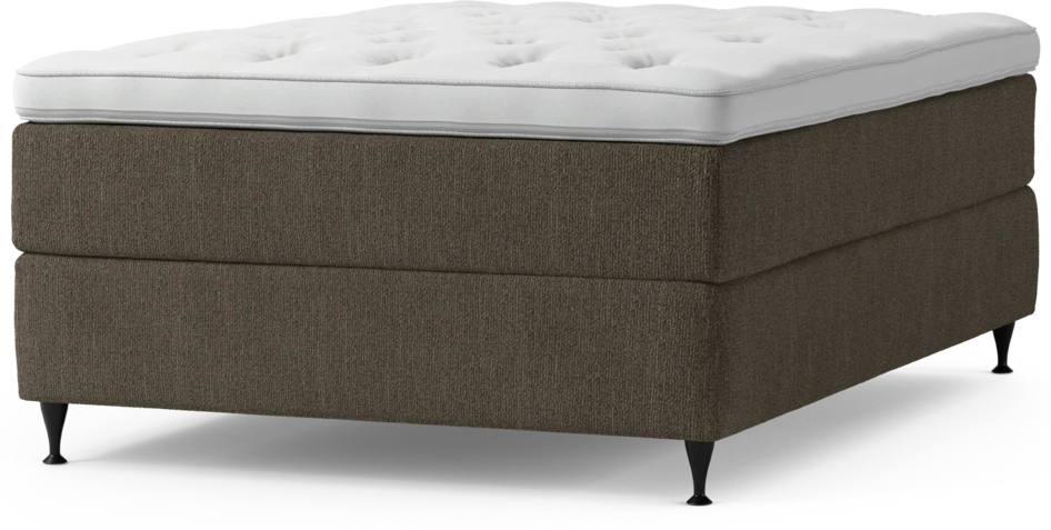 Delux Exclusive - Kontinentalsäng, enkelsäng 140 cm med bäddmadrass och sängben