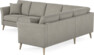 Eden - Hörnsoffa, 3+2-sits - Grå