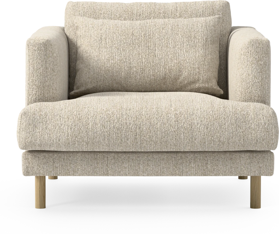 Harper - Fåtölj, 75 cm - Beige