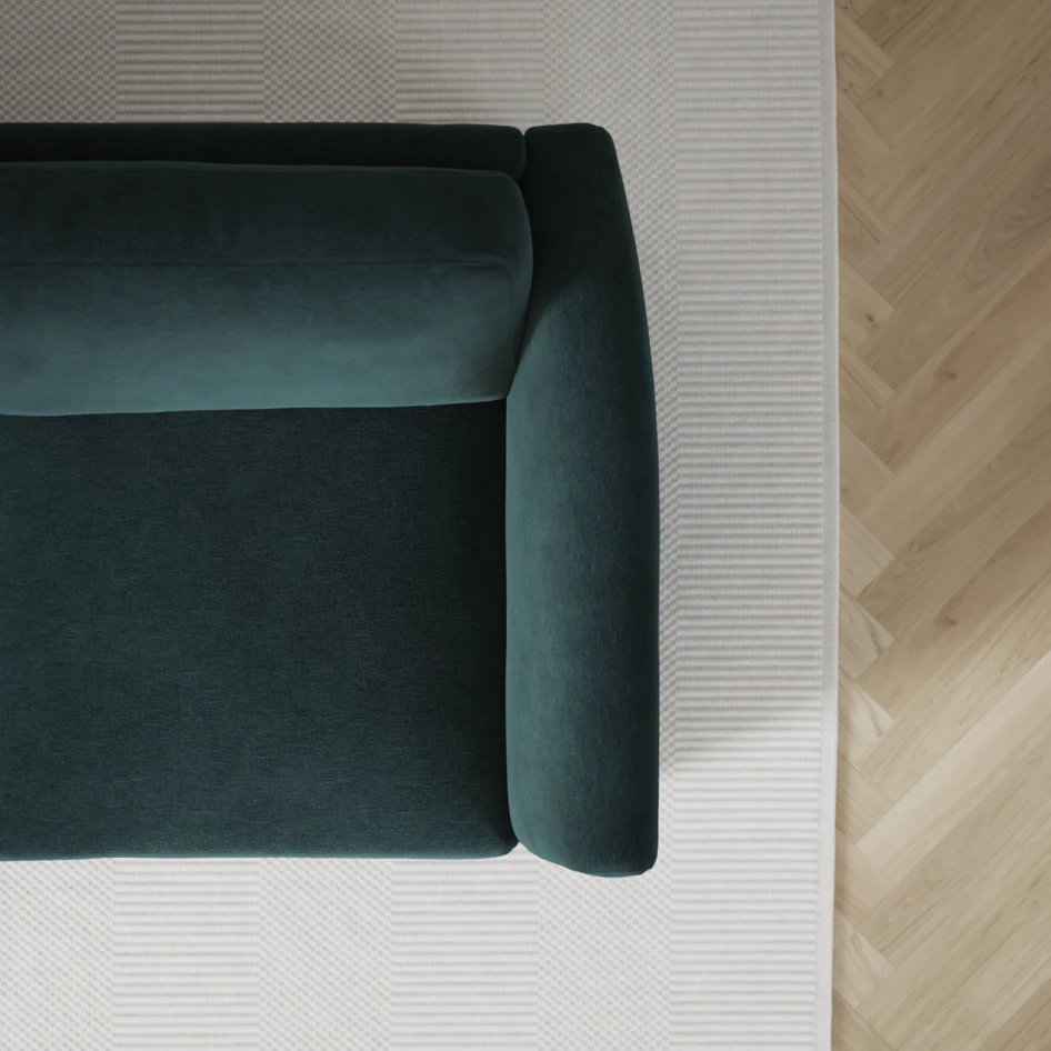 Öland - Bäddsoffa 3-sits, längsbäddad - Blå