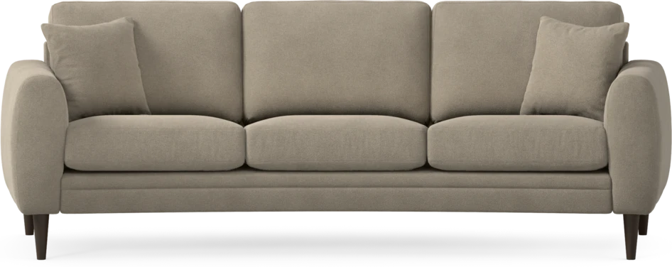Eden - 3-sits soffa svängd - Beige