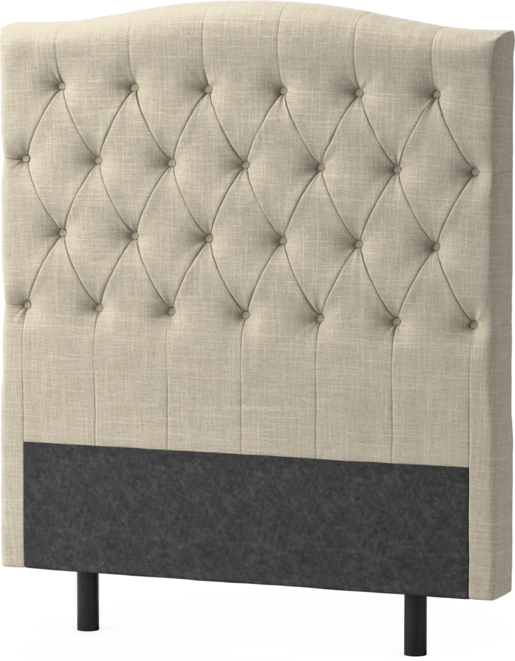 Delux Välvd - Sänggavel, 90-210 cm - Beige