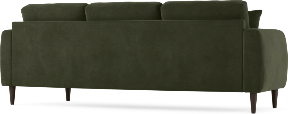 Eden - 3-sits soffa svängd - Grön