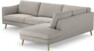 Madison Lux - 3-sits soffa med divan höger - Grå