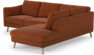 Madison Lux - 2-sits soffa med divan höger - Röd