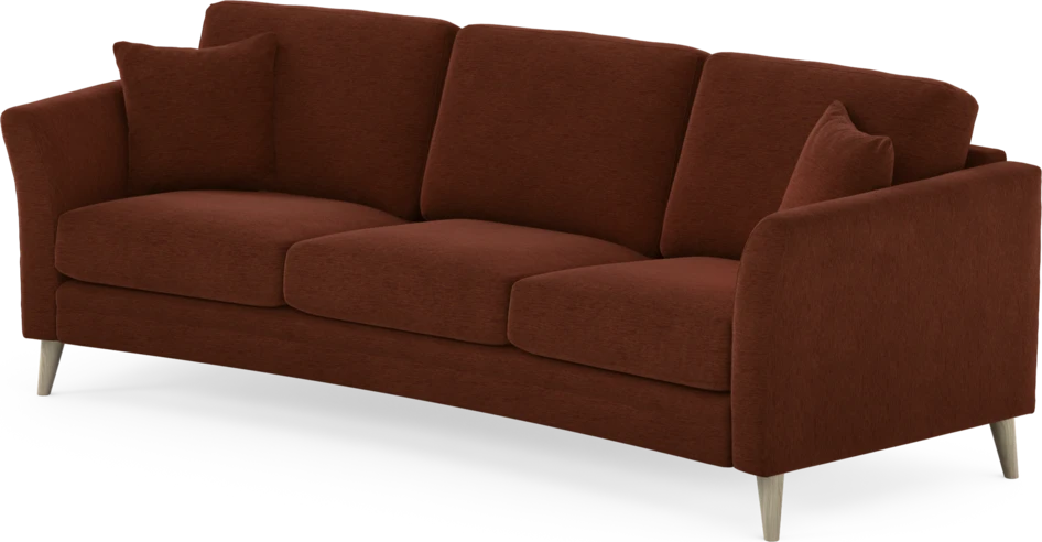 Eden - 3-sits soffa svängd - Orange