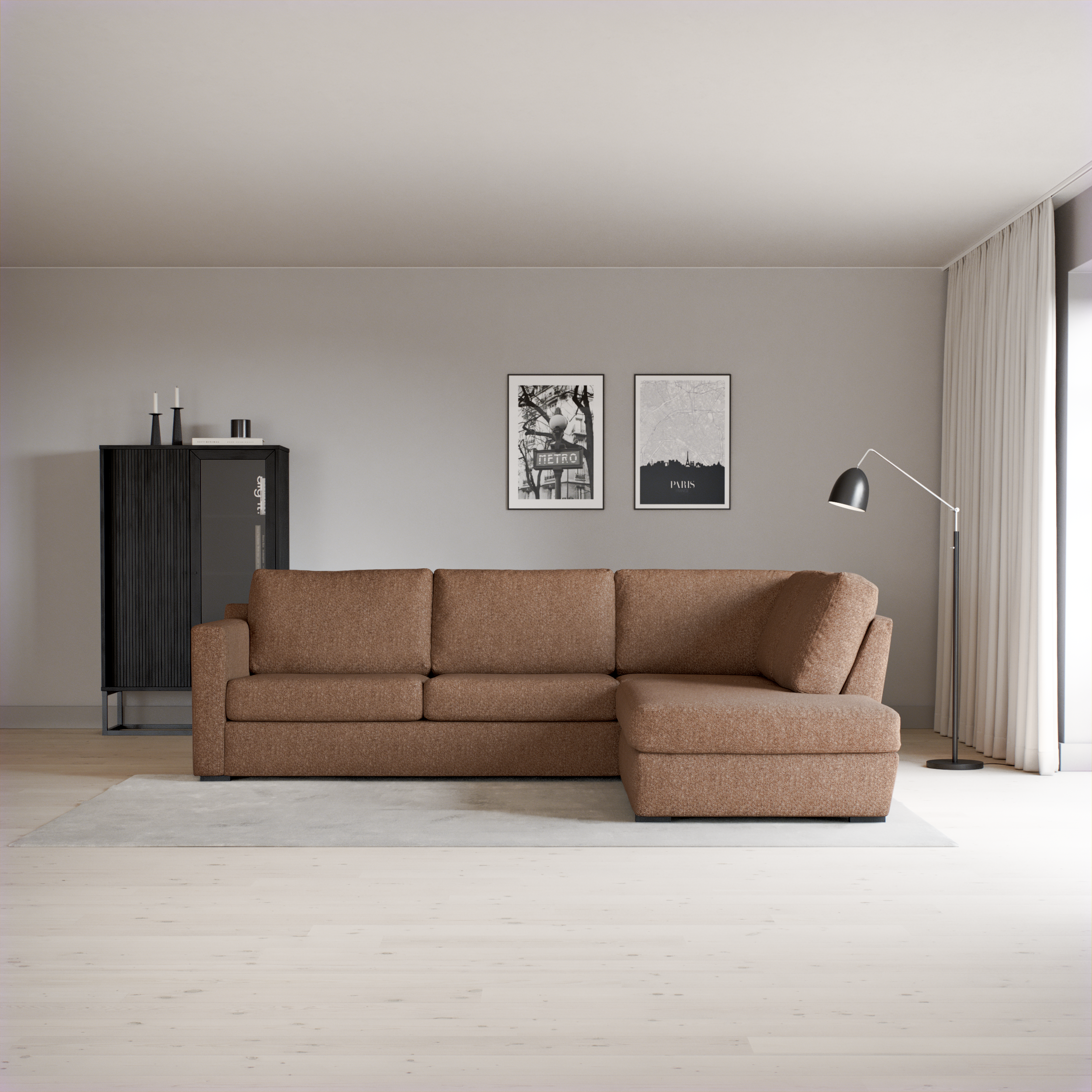 Friday - 2,5-sits soffa med divan höger - inspiration