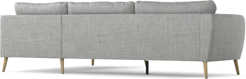 County - 2,5-sits soffa med divan höger - Grå