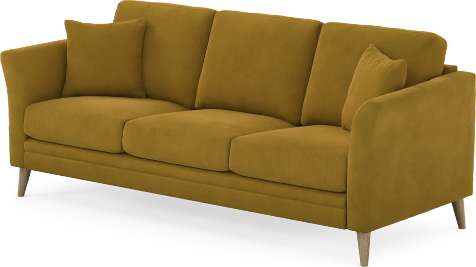 Eden - 3-sits soffa - Gul