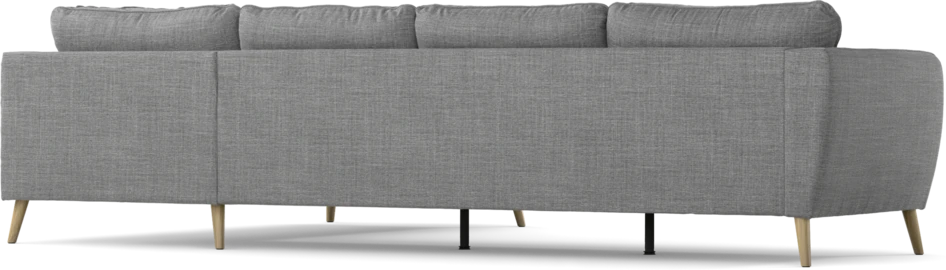 County - 3-sits soffa med divan höger - Grå