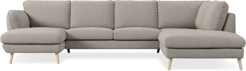 Madison Lux - 2-sits soffa med schäslong vänster och divan höger - Beige