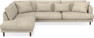 Harper - 3-sits soffa med divan vänster - Beige
