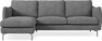 Madison Lux - 2-sits soffa med schäslong vänster - Vit