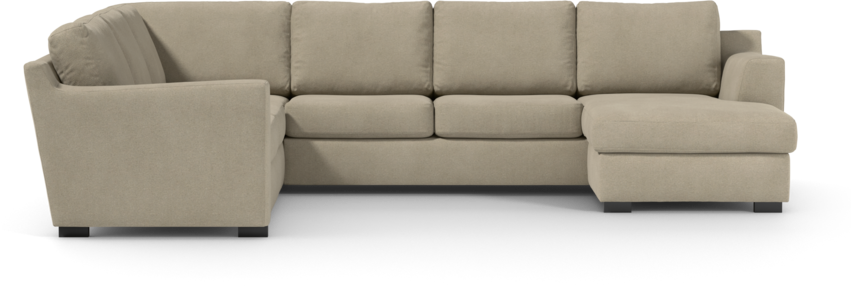 Friday - Hörnsoffa, 2+3-sits med schäslong höger - Beige