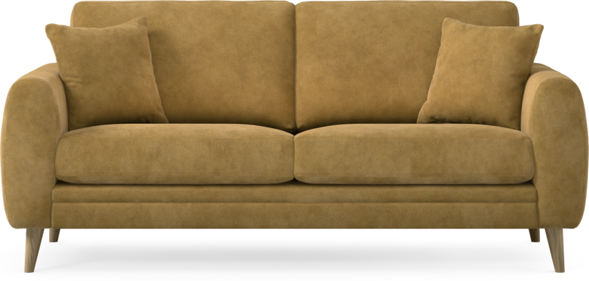 Eden - 2,5-sits soffa - Gul