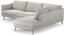 Madison Lux - 3-sits soffa med divan höger - Grå