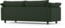 Cherrie - 2,5-sits soffa, fast klädsel - Grön