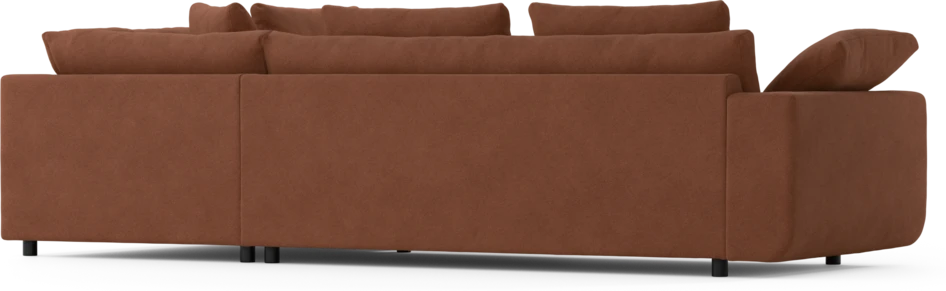 Amie - 3-sits med divan höger - Orange