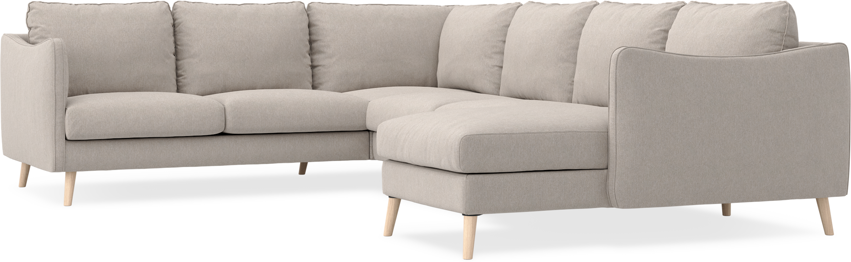 Madison - Hörnsoffa med schäslong höger - Beige