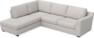 Friday - 2,5-sits soffa med divan vänster - Grå