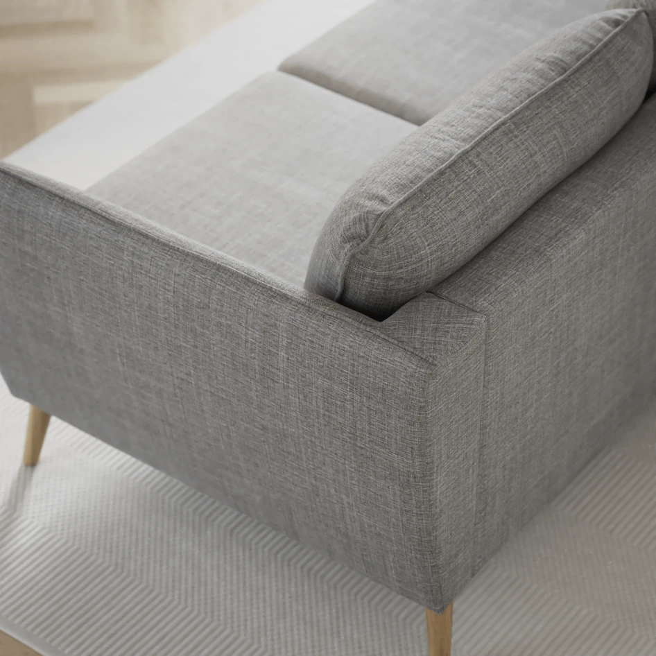 County - 3-sits soffa med divan vänster och schäslong höger - Grå