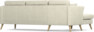 Eden - 2,5-sits soffa med schäslong - Beige