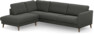 Bridge - 3-sits soffa med divan vänster - Grå