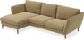 Madison Lux - 2-sits soffa med schäslong vänster - Brun