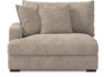 Rossi - 1,5-sits med armstöd vänster - Beige