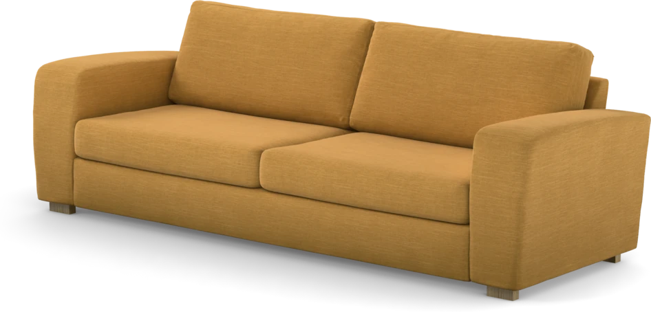 Friday - 3-sits soffa - Gul
