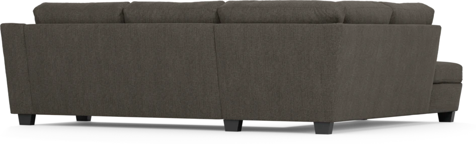 Friday - 2,5-sits soffa med divan vänster - Brun