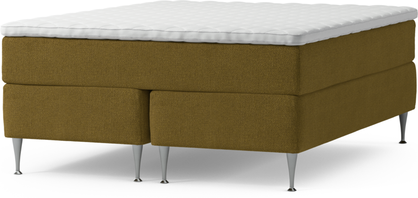 Delux Exclusive - Kontinentalsäng, dubbelsäng med bäddmadrass och sängben