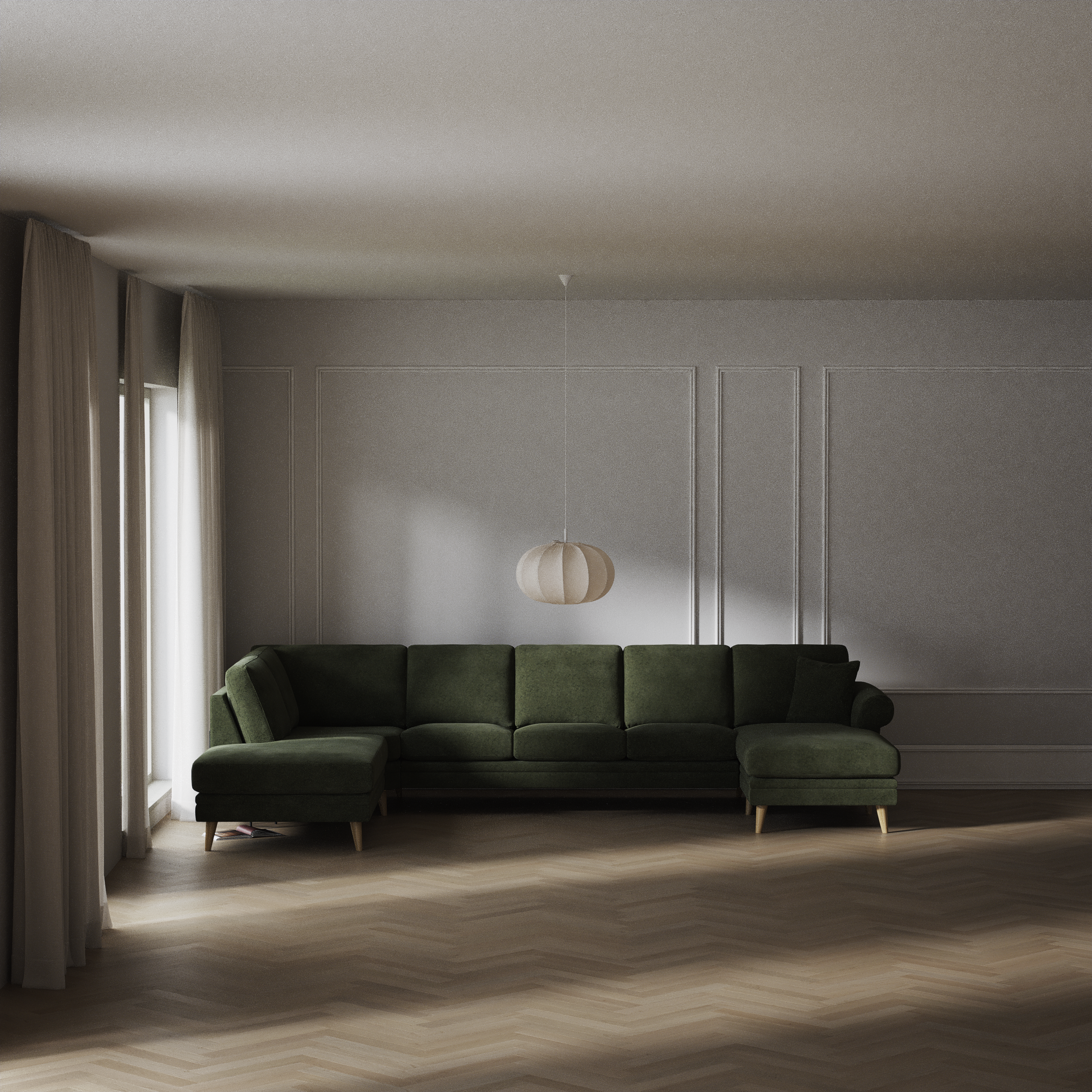 Eden - 3-sits soffa med divan vänster och schäslong höger - inspiration