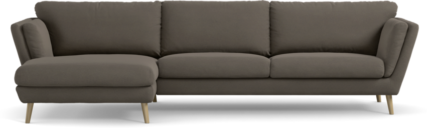 Madison Lux - 3-sits soffa med schäslong vänster - Beige